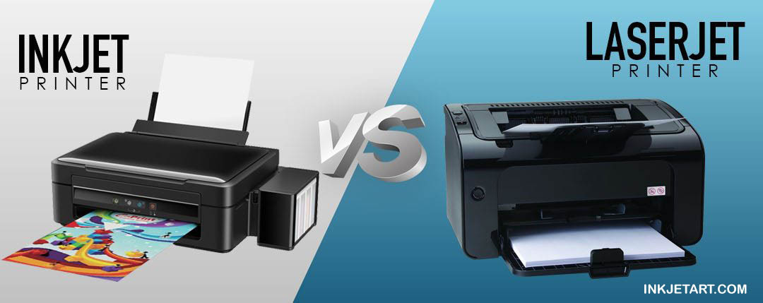 Perbandingan Antara Printer Tinta( inkjet) serta Printer Laser